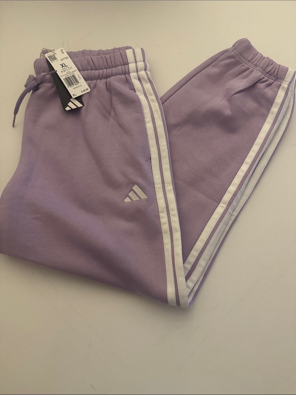 Adidas Joggers Sweatpants Womens XL Purple